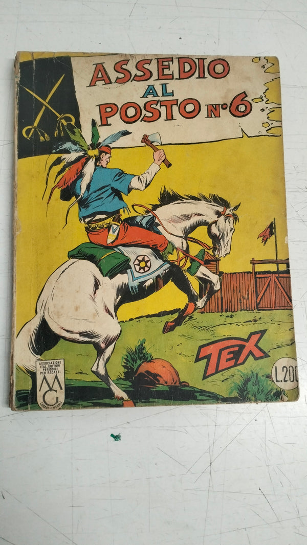 Tex Willer 27 - ASSEDIO AL POSTO N° 6 - AUT MIN 5926 - OTTOBRE / NOVEMBRE 1962 - BUONO