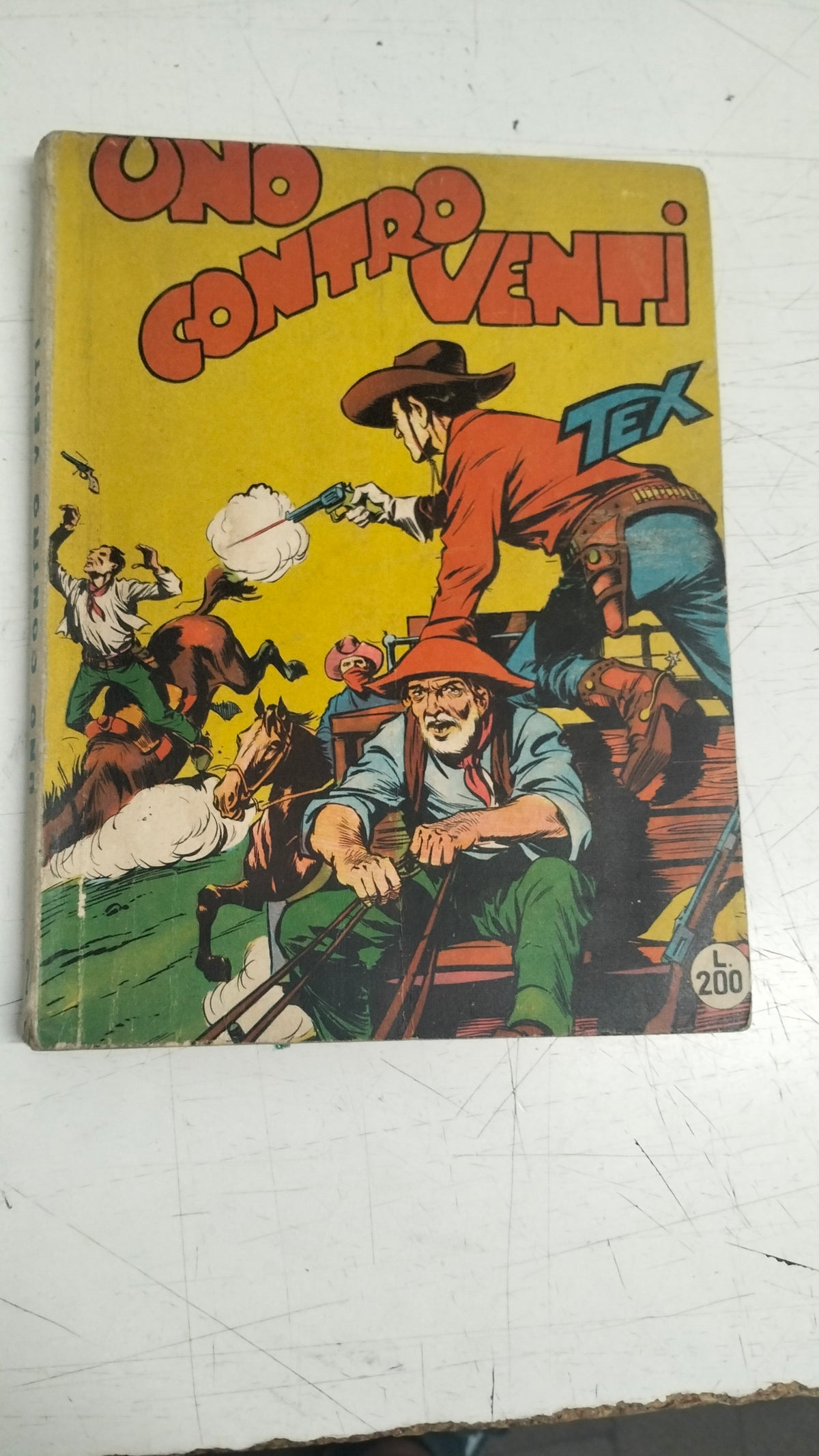 Tex Willer 2 - UNO CONTRO VENTI - AUT MIN 478 SD - SPILLATO - CENSURATO