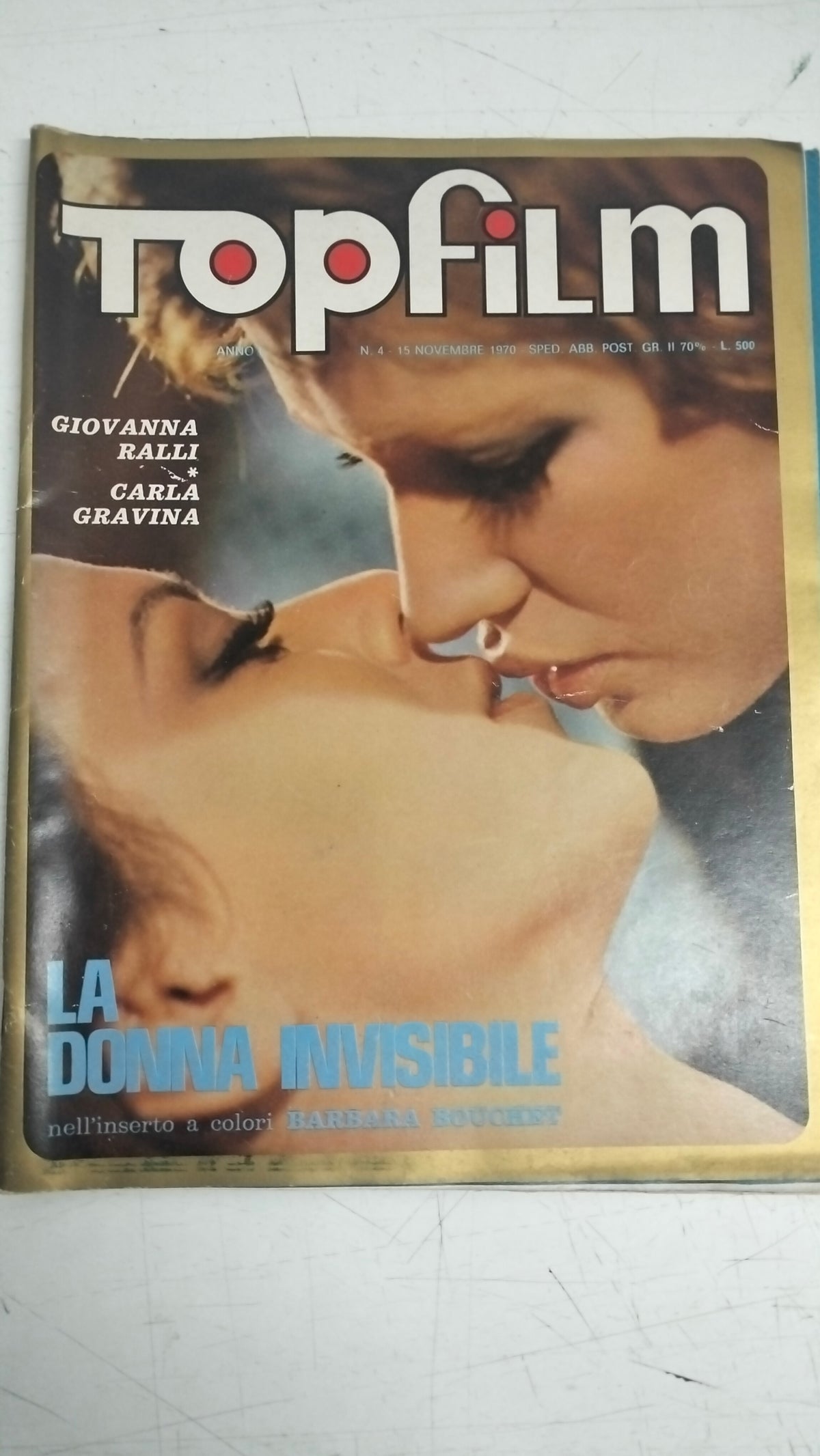 TOP FILM # 4-LA DONNA INVISIBILE-GIOVANNA RALLI / CARLA GRAVINA-POSTER BARBARA BOUCHET-SX90