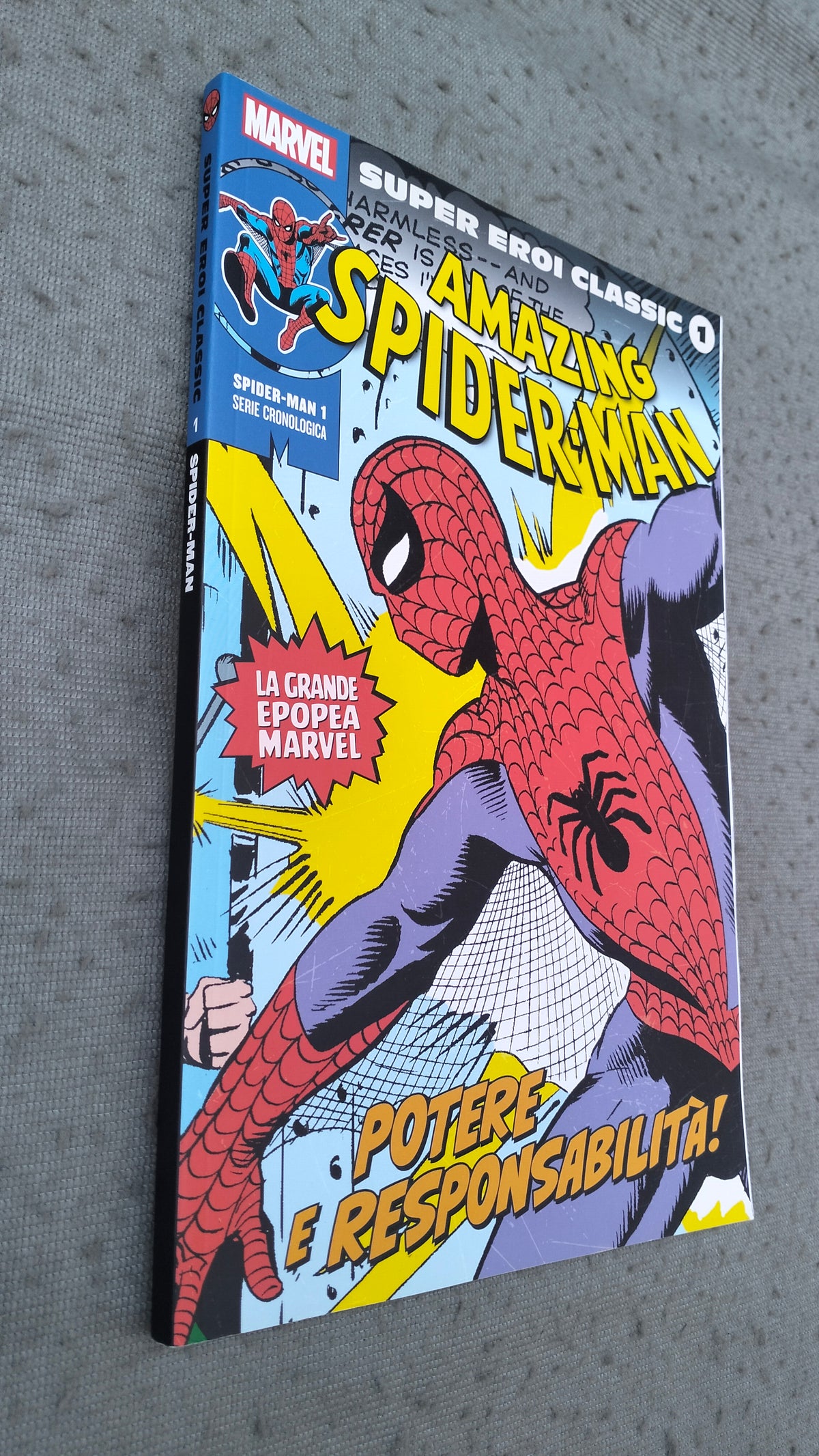SEC SUPER EROI CLASSIC # 1 - CRONOLOGICA 1 - GAZZETTA / PANINI