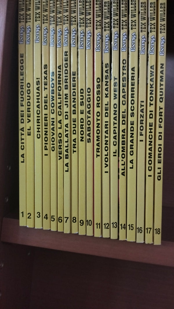 TEX WILLER EXTRA lotto completo 1 / 18 BONELLI 2021 - EDICOLA