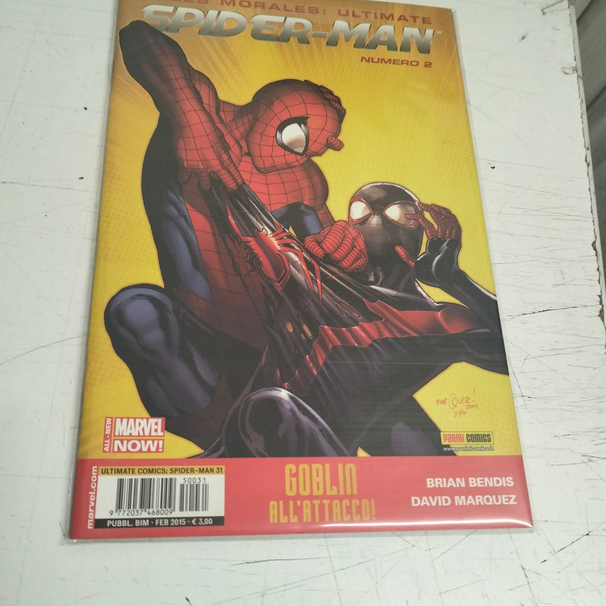 MILES MORALES - ULTIMATE COMICS  SPIDER - MAN 31 ( 2 ) PANINI COMICS-2014