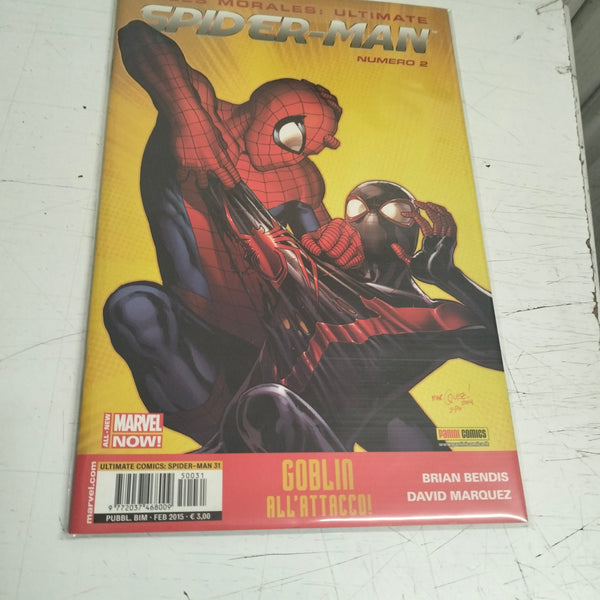 MILES MORALES - ULTIMATE COMICS  SPIDER - MAN 31 ( 2 ) PANINI COMICS-2014