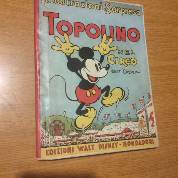 MINNIE MOUSE - TOPOLINA E L'ANATROCCOLO-ILLUSTRAZIONE A SORPRESA-POP UP -1935 - MONDADORI