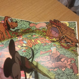 MINNIE MOUSE - TOPOLINA E L'ANATROCCOLO-ILLUSTRAZIONE A SORPRESA-POP UP -1935 - MONDADORI
